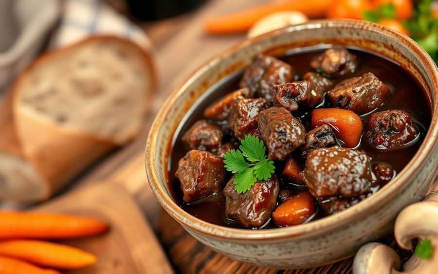 francuski gulasz Boeuf Bourguignon